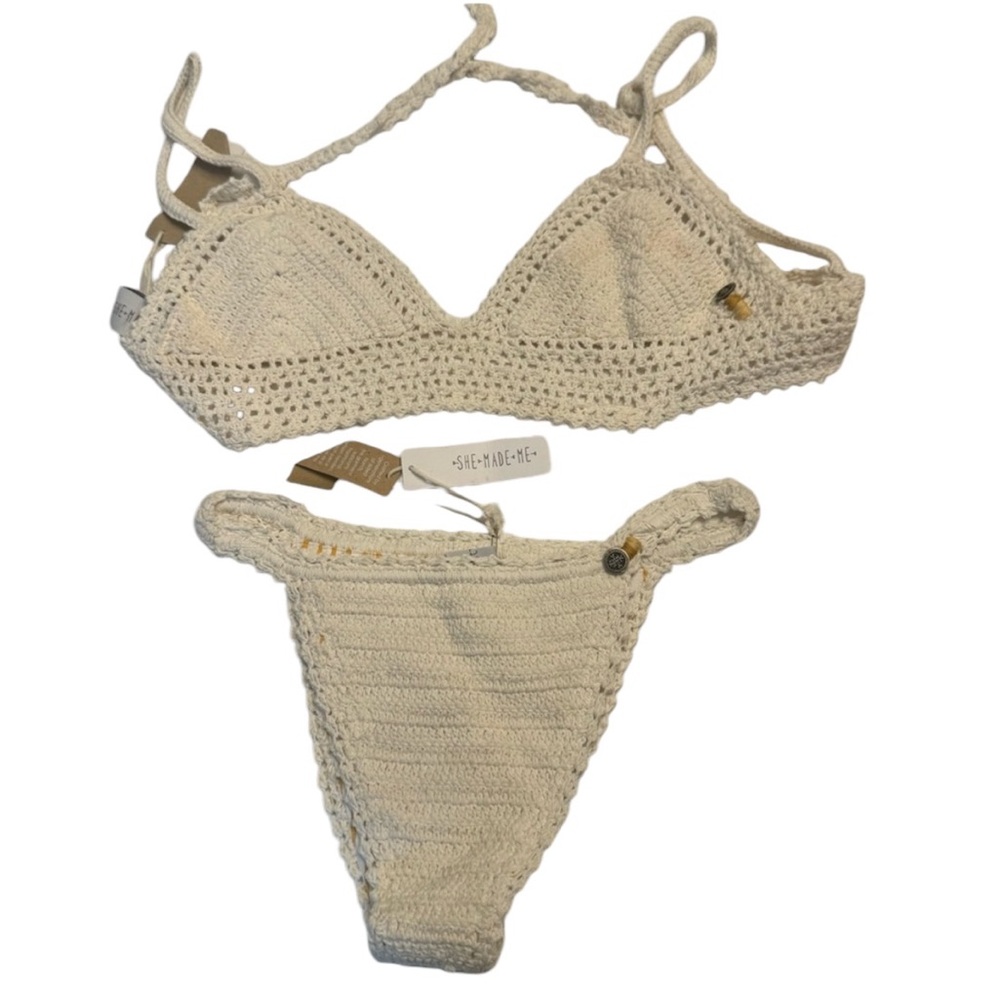 She Made Me crochet bikini set